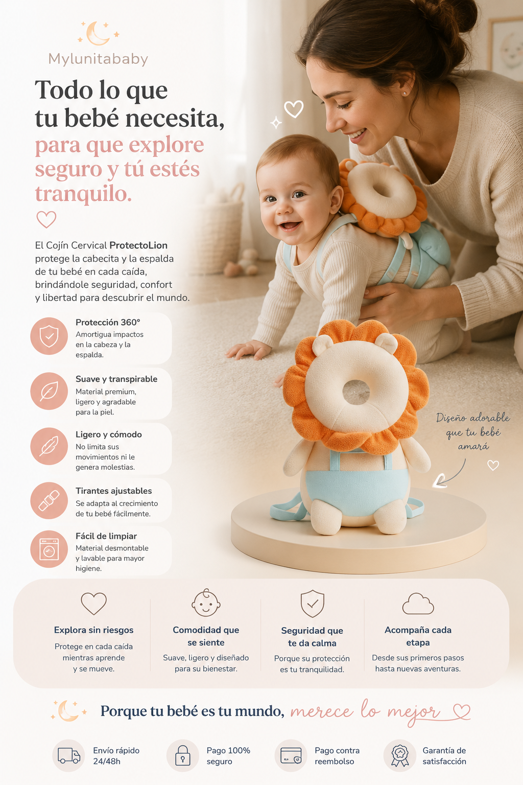 Cojín Seguridad Bebé